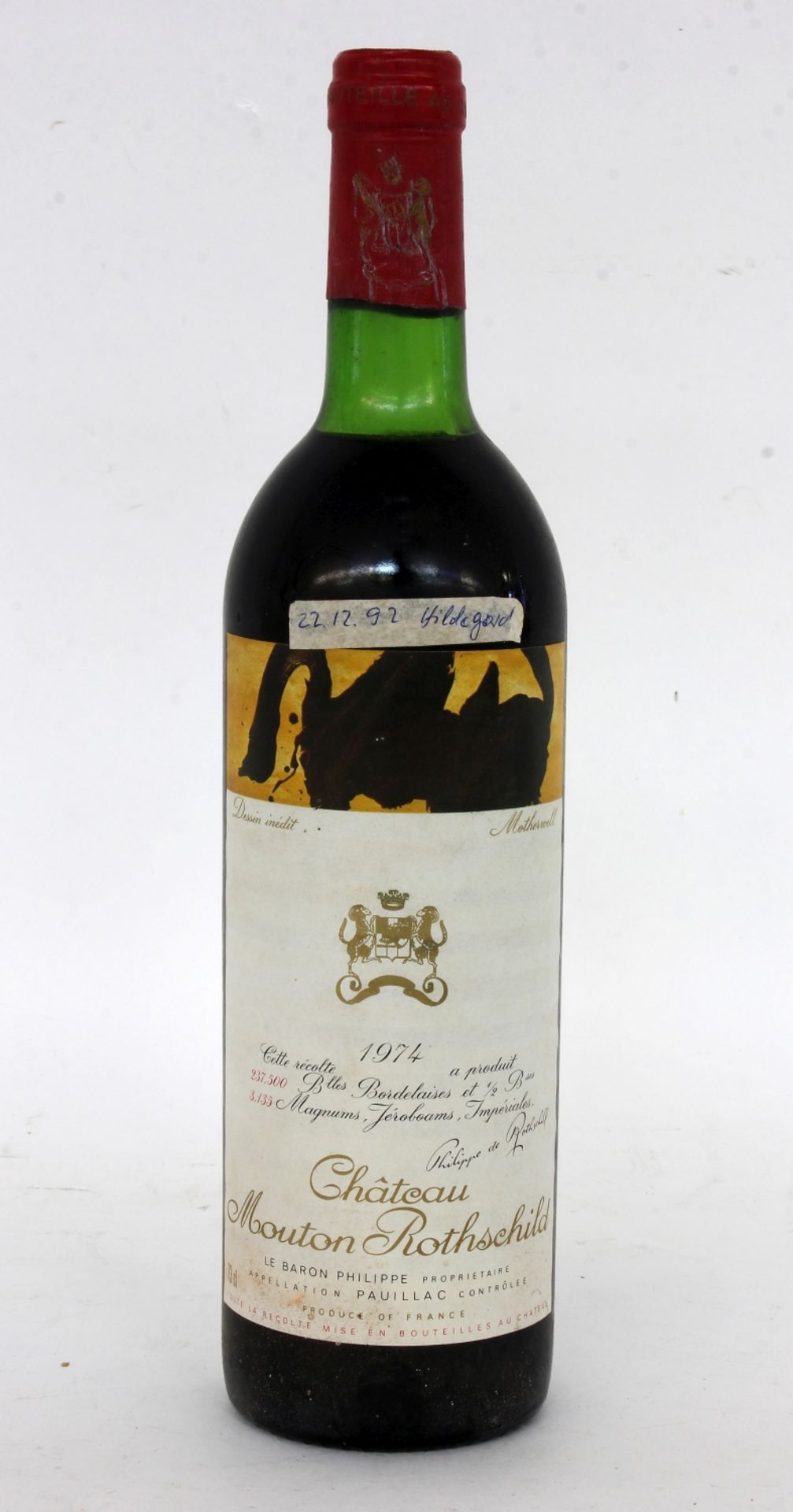 CHÂTEAU MOUTON ROTHSCHILD 1974 - Image 2 of 2