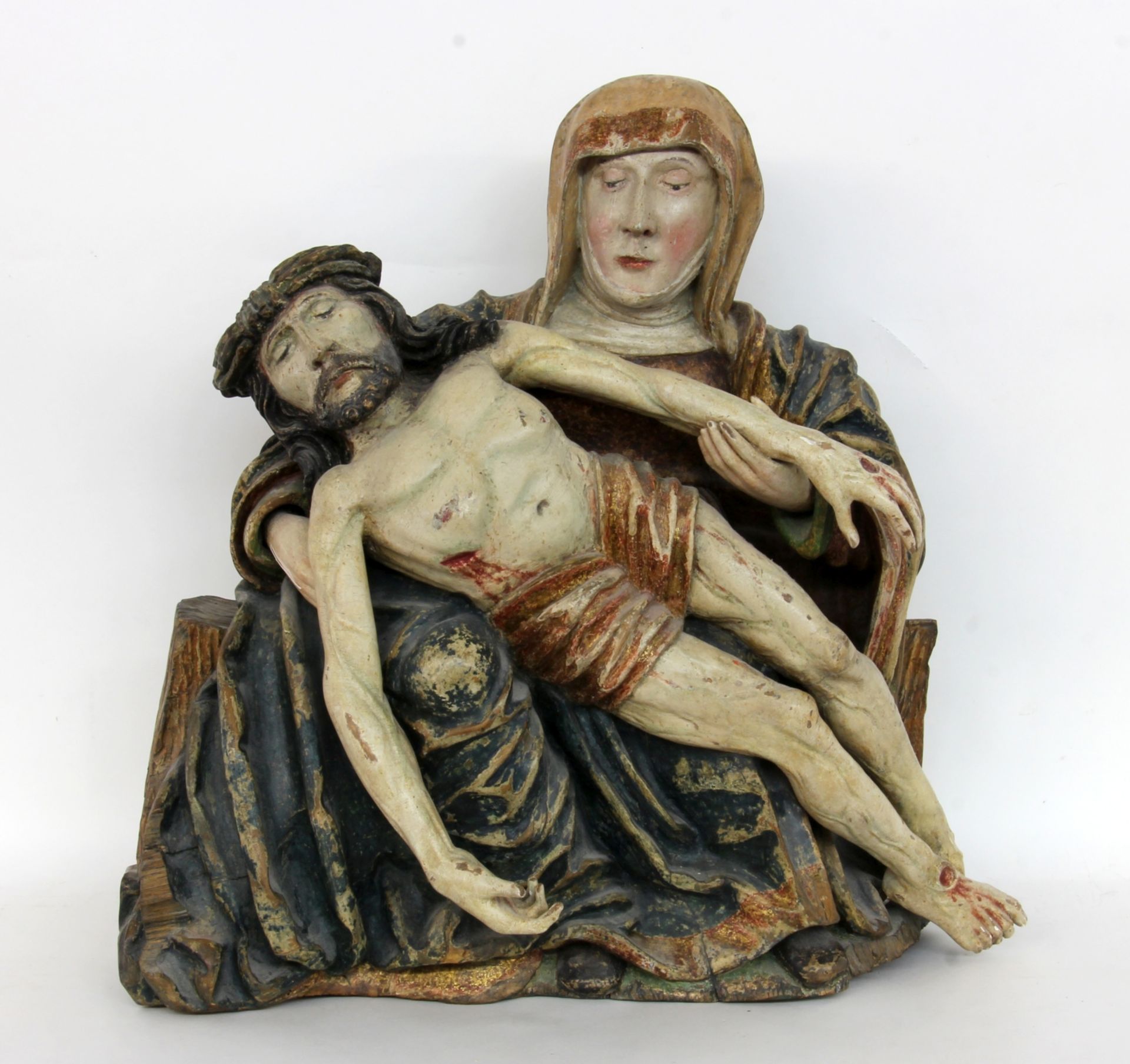 SPÄTGOTISCHE PIETA Süddeutsch um