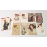 A group of glamour postcards (30)