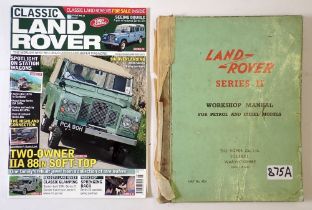 A Land Rover Series III Workshop Manuel, 2nd Edition, 1960