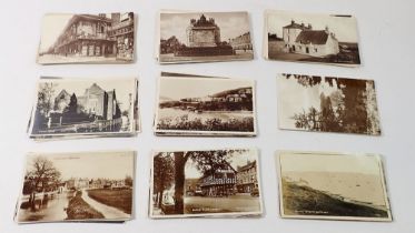 A group of RP postcards including traction engine (82)