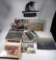 A quantity of photographic ephemera attributed to Charles L Lutz, an aerial photographer, New York