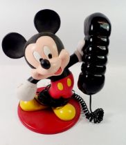 A Mickey Mouse telephone by Mybelle 27cm tall