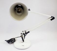 A white metal 90 Anglepoise lamp