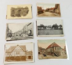 A group of postcards Herefordshire/Gloucestershire (eight of Newent) (a.47)