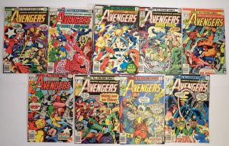 The Avengers Marvel comics 1976-1977 Nos 153 - 169, 17 in total including appearances from Dr