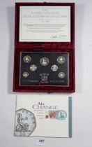 A Royal Mint issue 1996 United Kingdom silver proof anniversary collection celebrating 25th