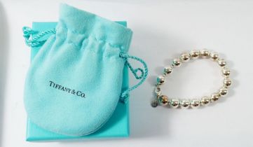 A Tiffany & Co silver bracelet, London 2011, boxed, 18.5cm long
