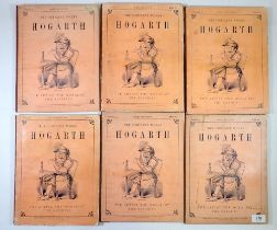 The Complete Works of Hogarth pub London Printing Co - part set of six