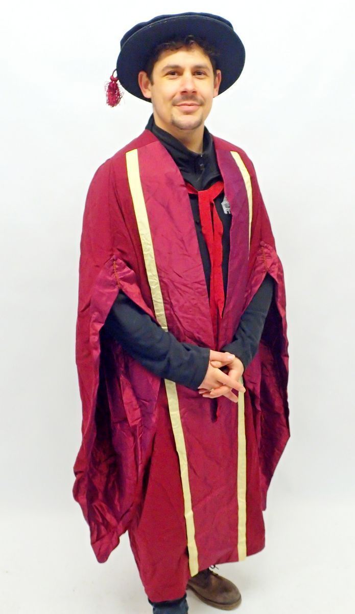 Two Northern Robe makers graduation gowns together with a Bentley and Simon New York example