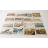 A collection of WWI postcards including tanks and regiments (28)