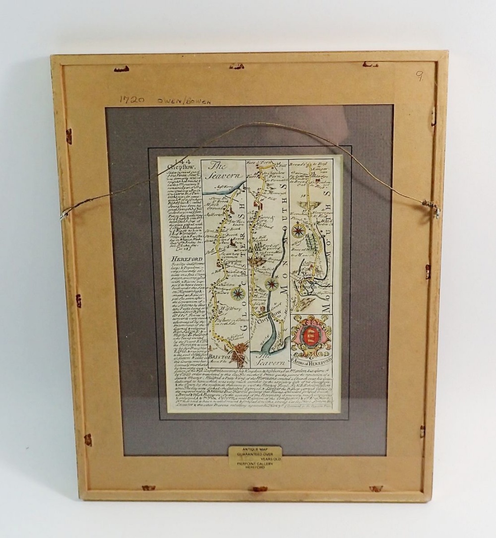 An 18th century map by Owen of The Road From Bristol to Westchester plus a map by Tome of - Image 2 of 2