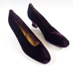 A pair of purple Carvela shoes, size 38, UK 5.5