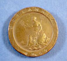 A George III 1797 cartwheel penny