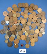 A group of British pre-decimal coinage including silver content florins 1921 and 1929 etc.