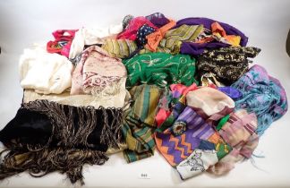 A quantity of ladies scarves including Cornelia James