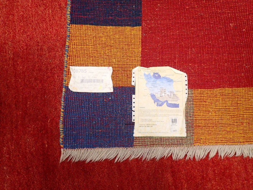 A geometric coloured rug 186 x 142cm - Image 2 of 3