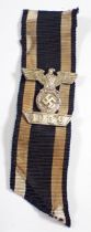 A German Third Reich Bar to the Iron Cross with ribbon