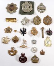 A box of cap badges