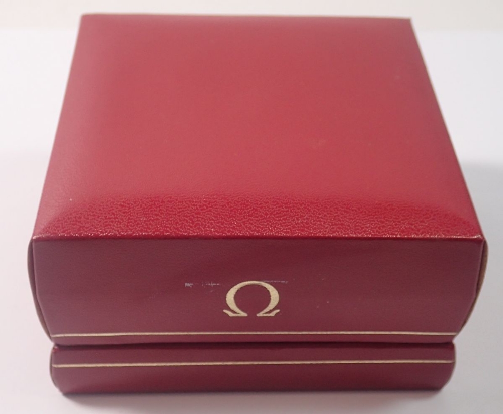 An Omega watch box