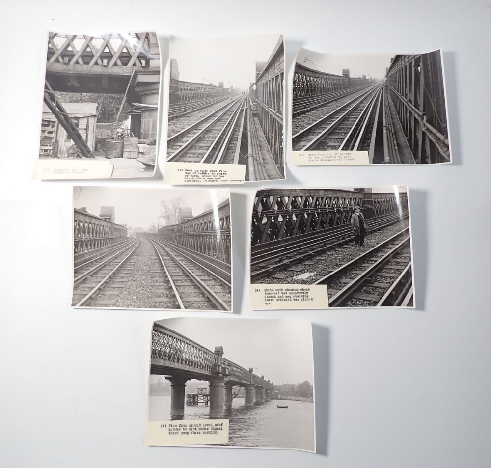 A quantity of circa 1940's black and white photographs relating to Waterloo Station of - Image 3 of 3