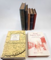 A selection of topographical books - Penzance, Colchester, Lancashire, Dulich and others