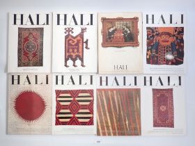 Eight Hali Textiles & Rugs catalogues