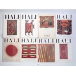 Eight Hali Textiles & Rugs catalogues