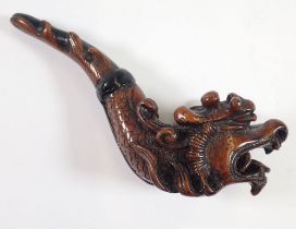 A Chinese dragon form pipe