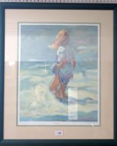 Lucelle Raad - Serigraph, signed artists proof 'Summer' 49.5 x 39.5cm