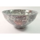 A studio pottery bowl, 25cm diameter