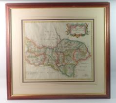 A map of The North Riding of Yorkshire by Robert Morden sold by Abel Swale Awnsham and John