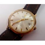 A Tissot Seastar Seven 9 carat gold automatic watch