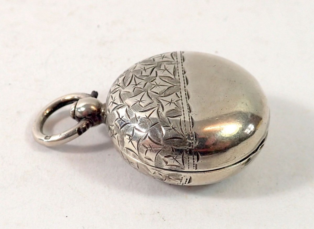 A silver sovereign case, Birmingham 1907 by SML