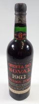 A vintage Quinta do Noval 1963 vintage port