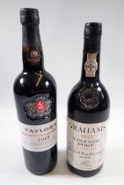 Two vintage Ports - Taylors 2018 and Grahams 1977 vintage Port