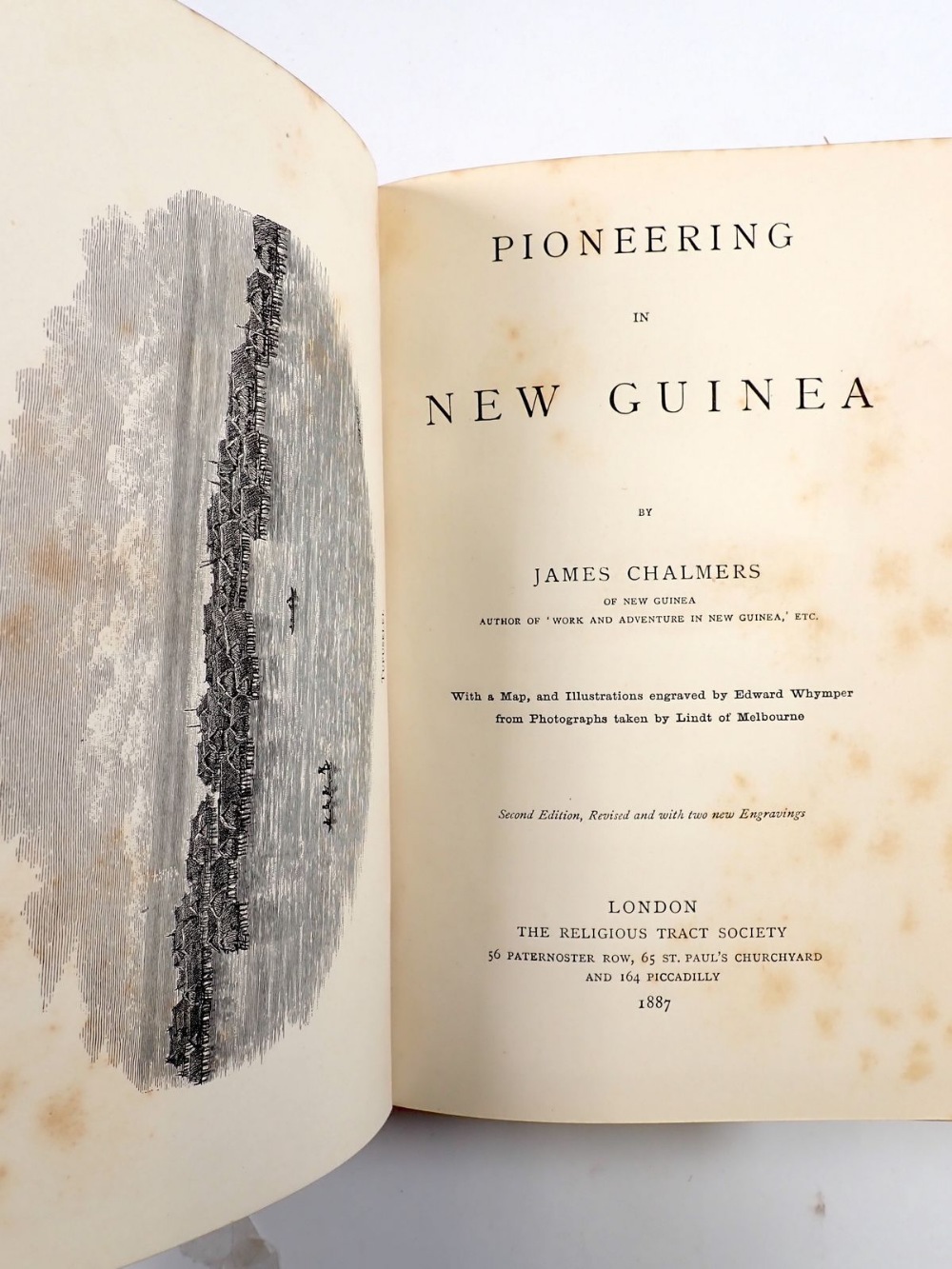 Pioneering in New Guinea by Charles Chalmers, 2nd Edition 1887 - Image 2 of 8