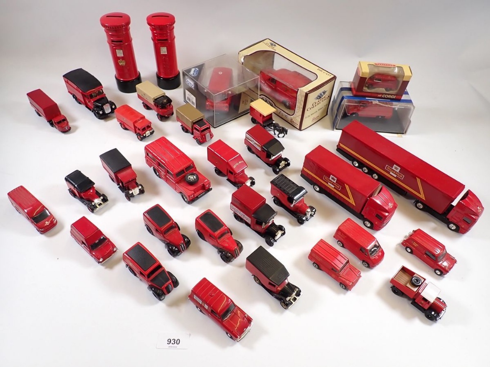 A group of Royal Mail vehicles including Corgi, Vanguards, Days Gone etc. some boxed plus two Post - Image 2 of 2