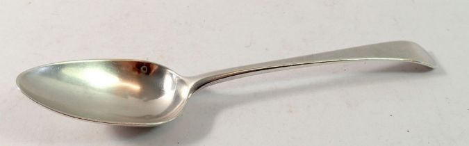 A Georgian tablespoon, London 1792, 71g