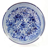 A Delft blue and white dish, 26cm