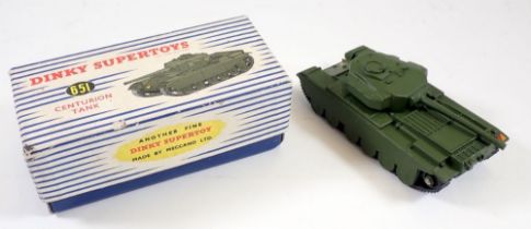 A Dinky Supertoys 651 Centurion Tank - boxed