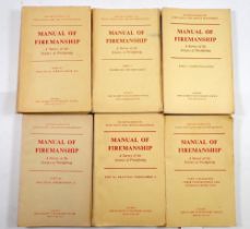 Manual of Firemanship - seven copies, 1960's