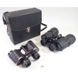 Two pair of binoculars including Carl Zeiss Jean, 8 x 30 and a cased Commodore pair 10 x 50