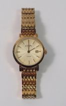 A Rotary gold plated ladies wrist watch