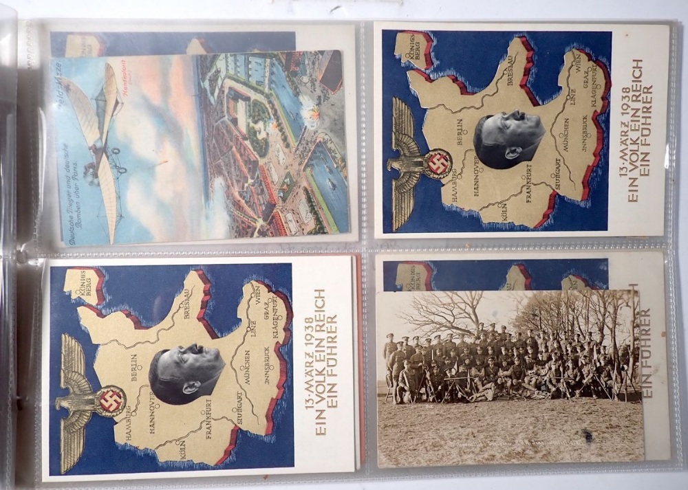 A group of WWI postcards including five silks and some POW cards WWI (26) - Image 2 of 7