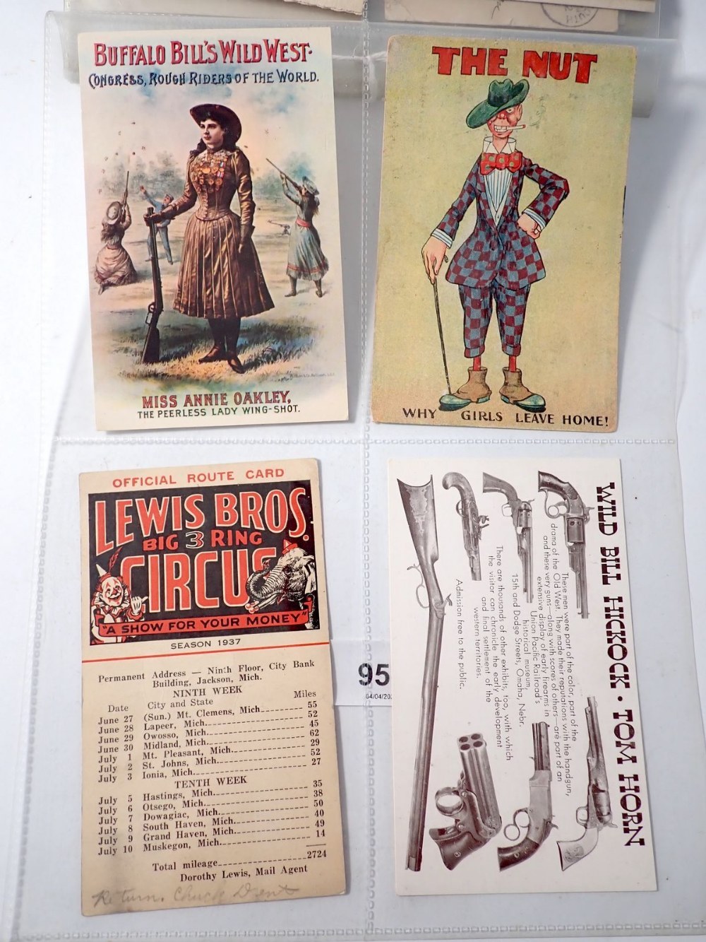 A group of thirty six postcards including cats, one Louis Wain, circus and King Edward VII in his - Image 9 of 9