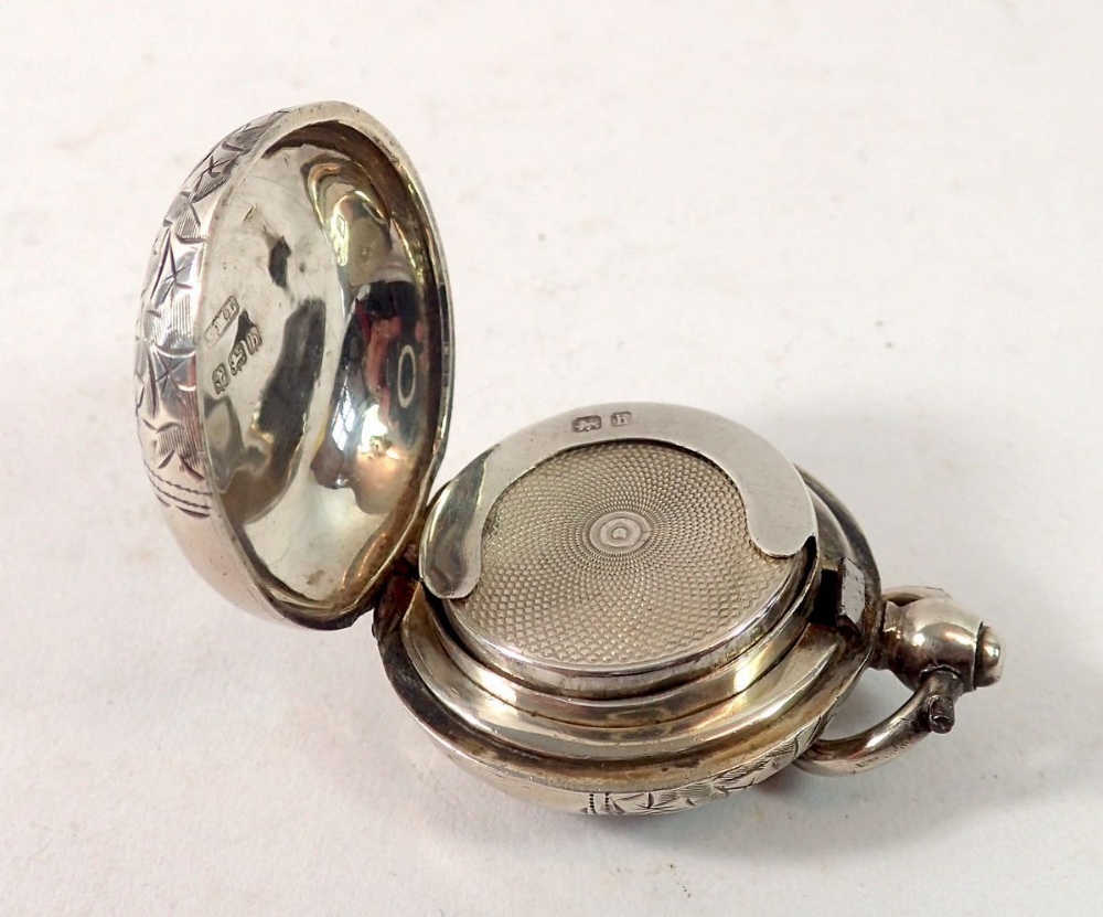 A silver sovereign case, Birmingham 1907 by SML - Image 2 of 2