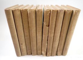 A set of ten volumes of Jane Austen