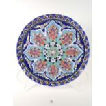 A Bene Collection pottery plate, 26cm diameter