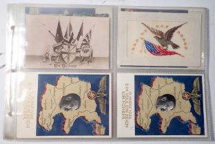 A group of WWI postcards including five silks and some POW cards WWI (26)
